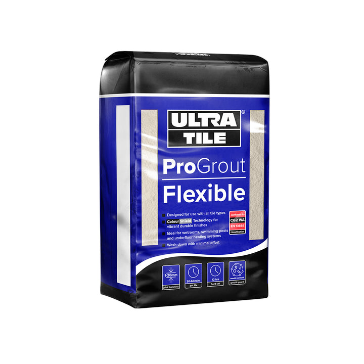 UltraTile ProGrout Flexible Wall &amp; Floor Grout - 10kg – Jasmine