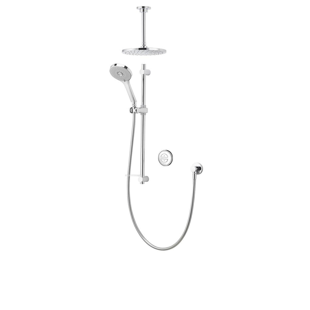 Aqualisa Unity Q Smart Shower Concealed With Adj And Ceiling Fixed Head - Hp/Combi