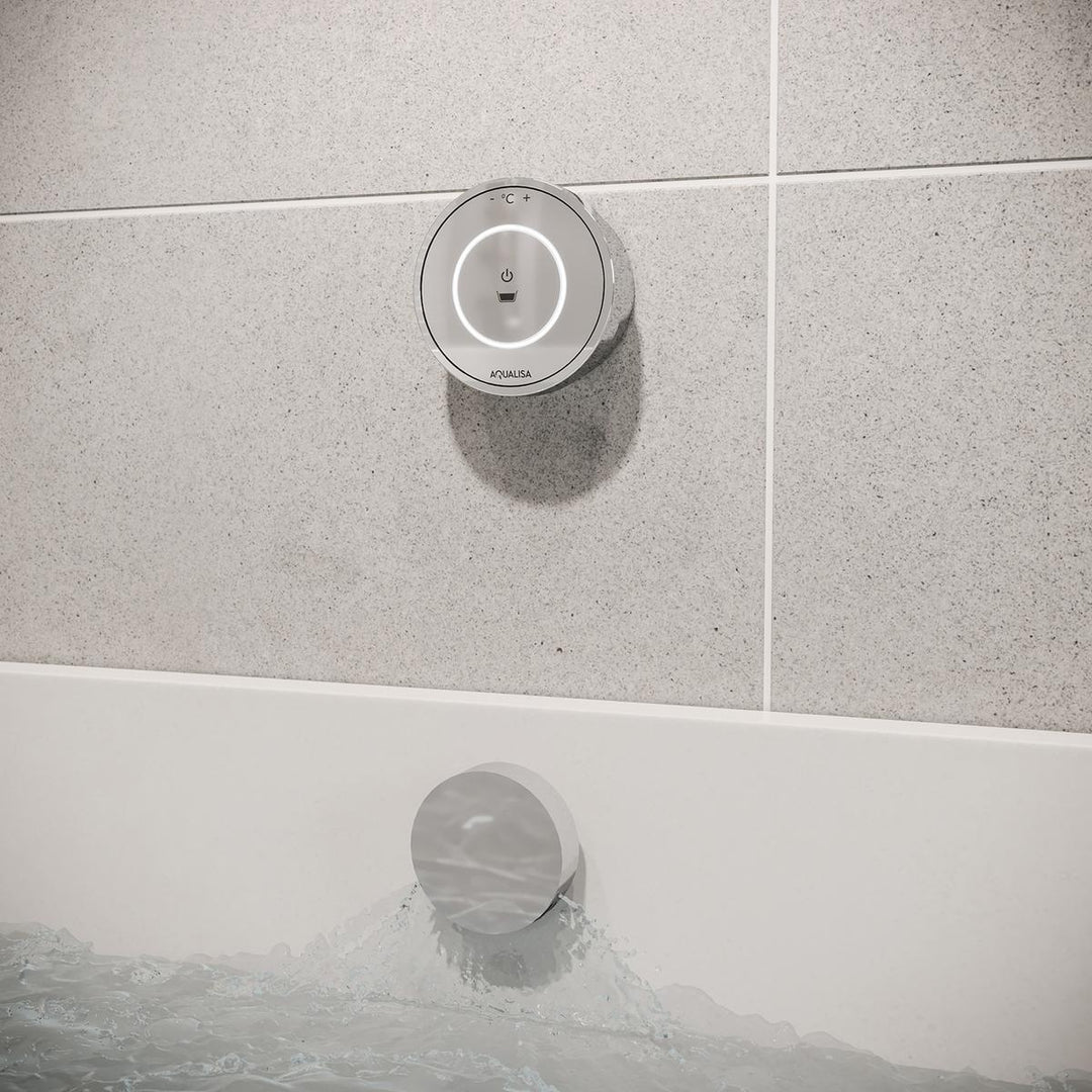 Aqualisa Unity Q Smart Shower Concealed With Bath Fill - Gravity Pumped