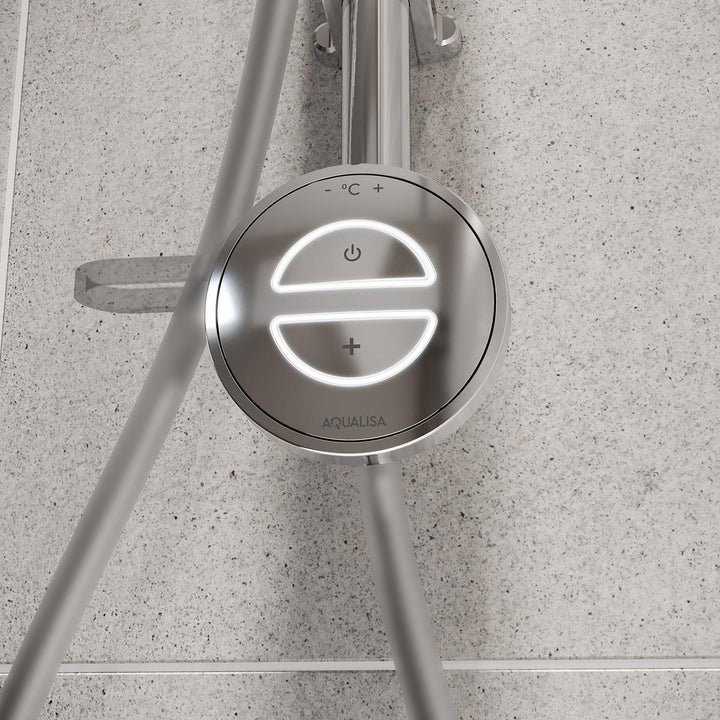 Aqualisa Unity Q Smart Shower Exposed With Adj Head - Gravity Pumped