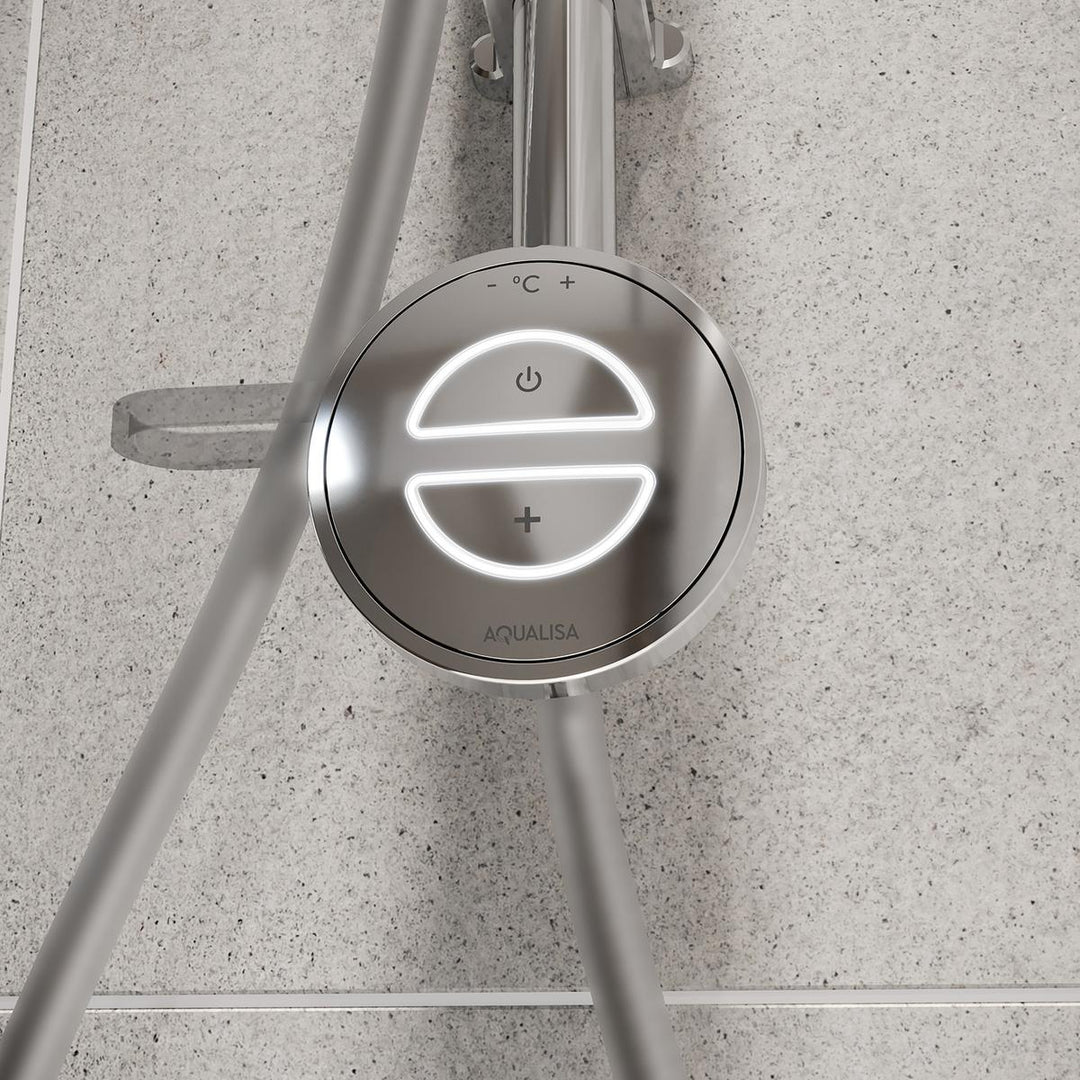 Aqualisa Unity Q Smart Shower Exposed With Adj Head - Gravity Pumped