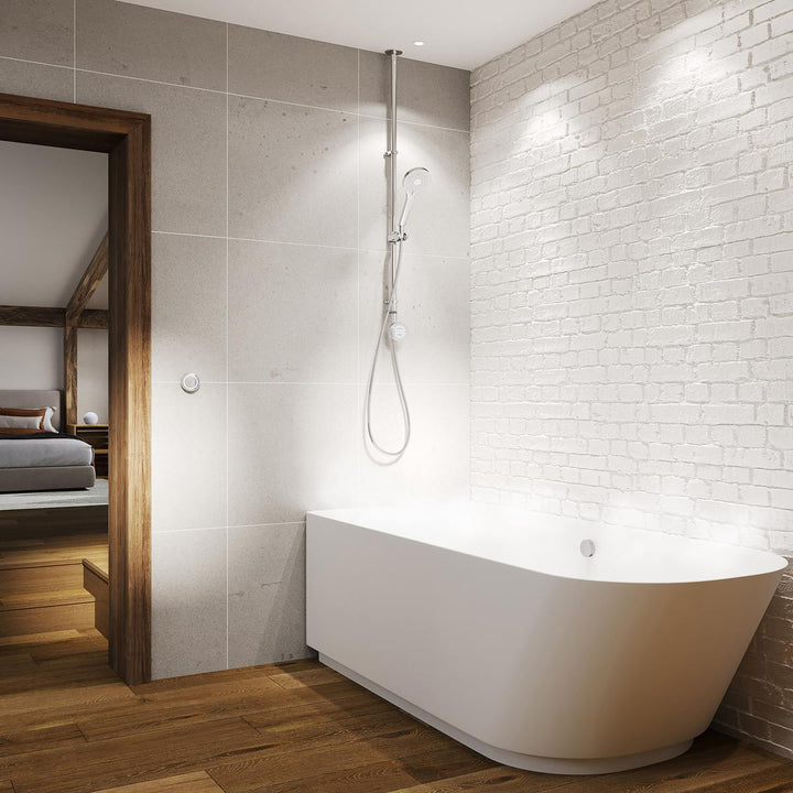 Aqualisa Unity Q Smart Shower Exposed With Bath Fill - Gravity Pumped