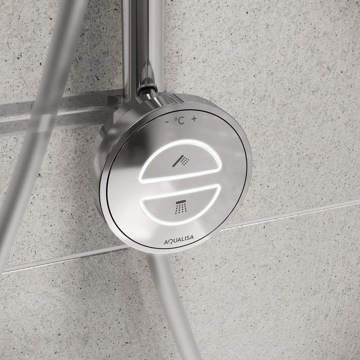 Aqualisa Unity Q Smart Shower Exposed With Bath Fill - Gravity Pumped