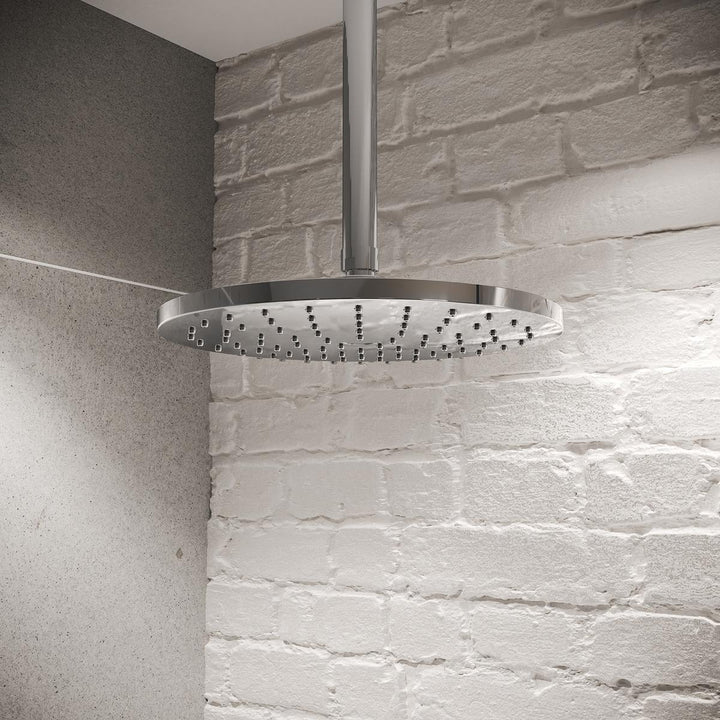 Aqualisa Unity Q Smart Shower Exposed With Adj And Ceiling Fixed Head - Gravity Pumped