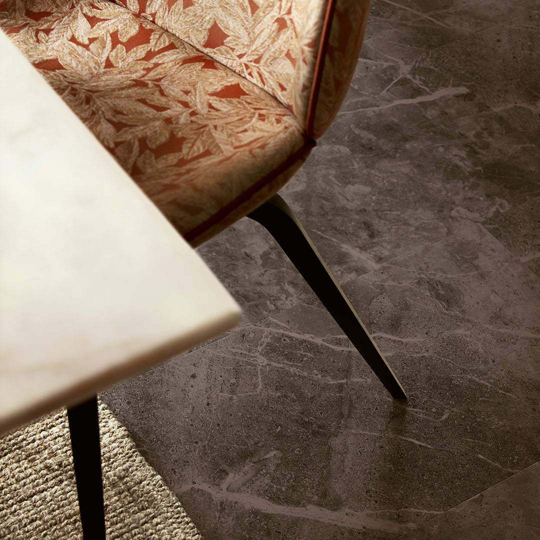 Pergo Waterproof Vinyl Flooring - Viskan Pad Pro Dark Marble - 610mm x 303mm - 1.848m2 per pack