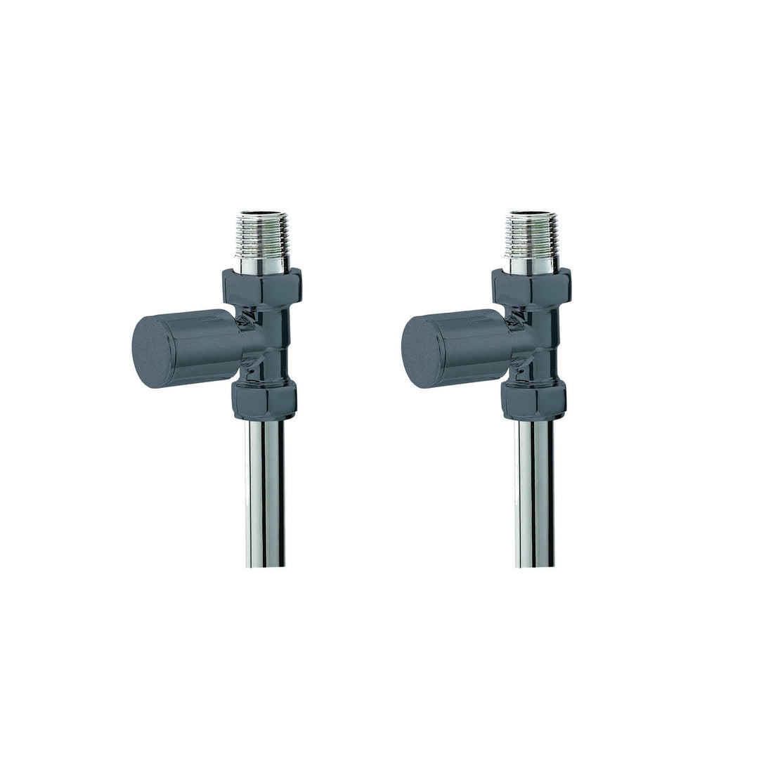 Eliseo Ricci Minimalistic Straight Radiator Valve - Anthracite