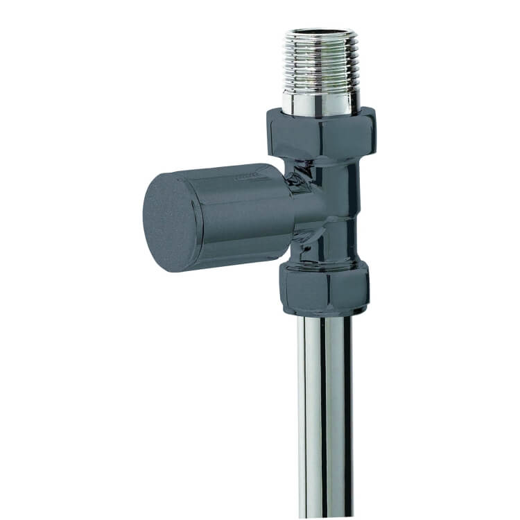 Eliseo Ricci Minimalistic Straight Radiator Valve - Anthracite