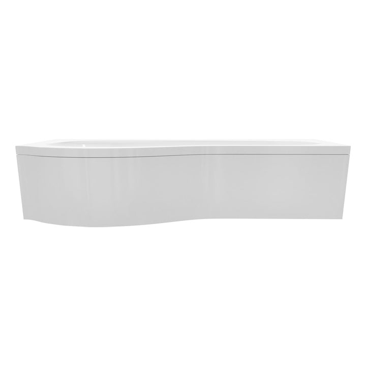 Ari 1700 x 700mm P-Shape Shower Bath, Panel &amp; Screen - Left Hand