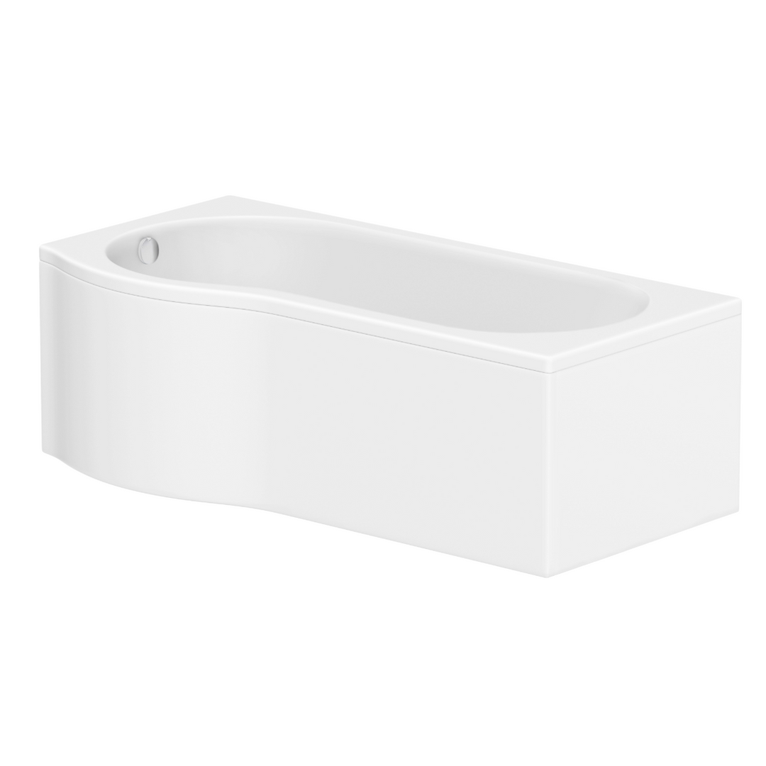 Viktor Benson 1500mm Right Hand P Shape Shower Bath with Panel and Screen Deal