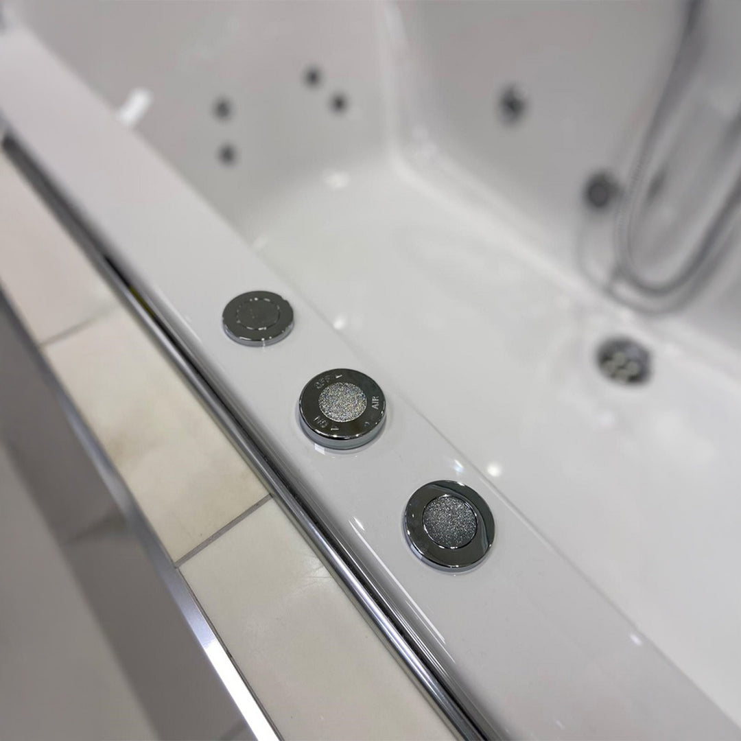 Solarna 1700 x 700mm Double Ended Bath with Whirlpool System A