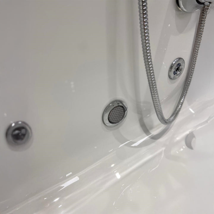Solarna 1700 x 700mm Double Ended Bath with Whirlpool System A