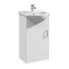 Nuie Mayford 450mm Floor Standing Vanity Unit & Basin - Gloss White