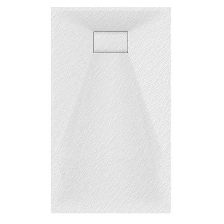 Veloce Uno Rectangle Shower Tray 800 x 1000mm - White