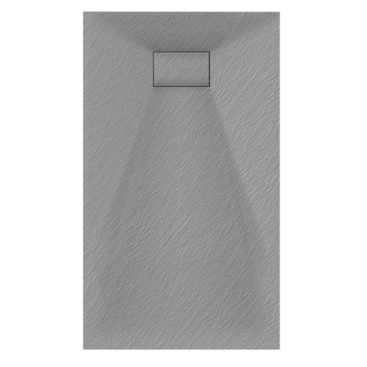 Veloce Uno Rectangle Shower Tray 900 x 1200mm - Grey