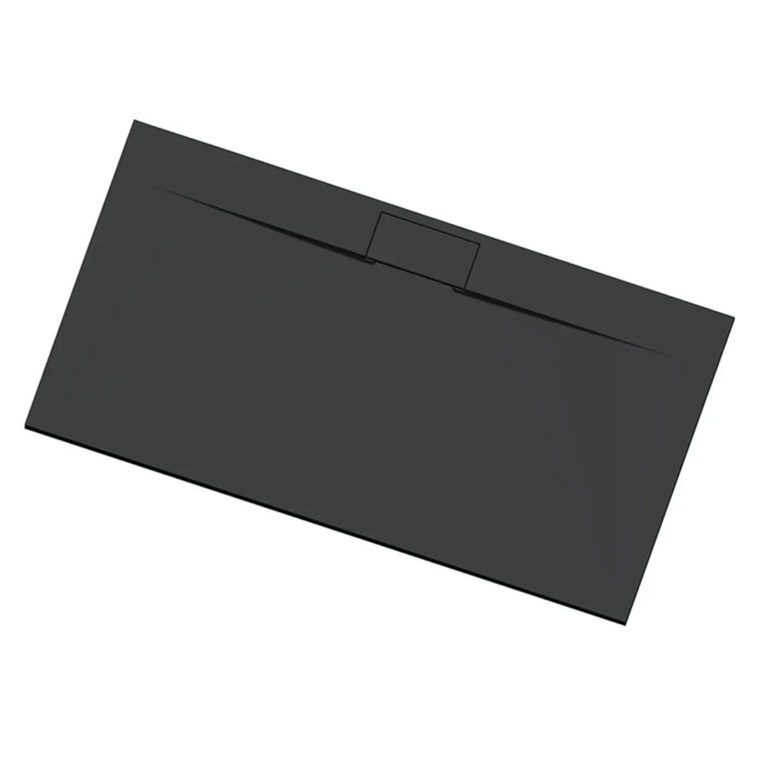 Veloce Black - Walk in Corner or Recess Shower Pack  2000mm x 900mm