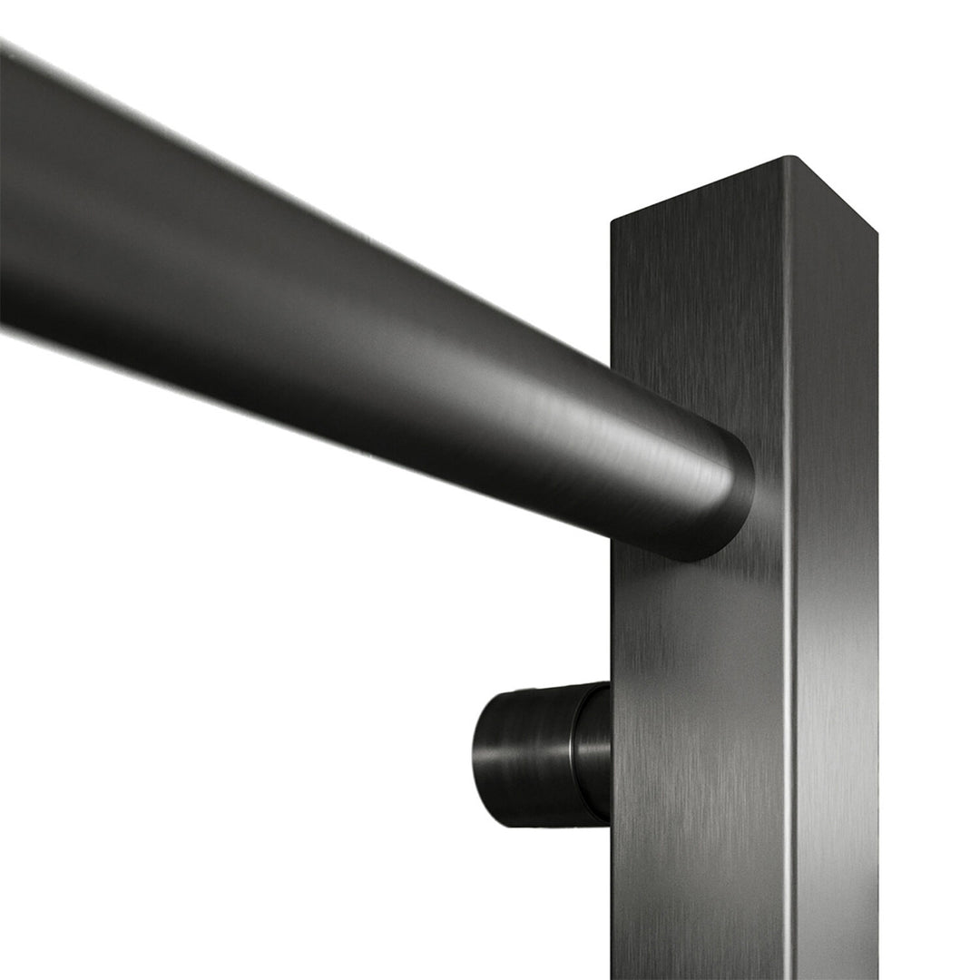 Vibe 1200 x 500mm Heated Towel Rail - Gunmetal