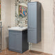 Victoriana Wall Hung Tall Storage Unit - Stone Grey