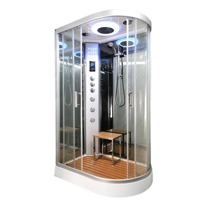 Vidalux Hydro Plus 1200mm Shower Cabin Left Hand - Mirror