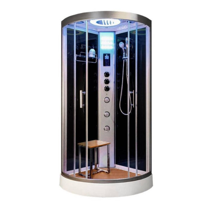 Vidalux Hydro Plus 900mm Shower Cabin - Black