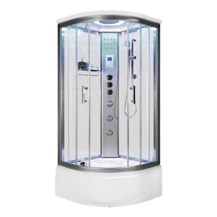 Vidalux Miami 900mm Steam Shower Enclosure - White