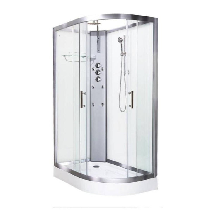 Vidalux Pure 1200mm Shower Cabin Left Hand - White