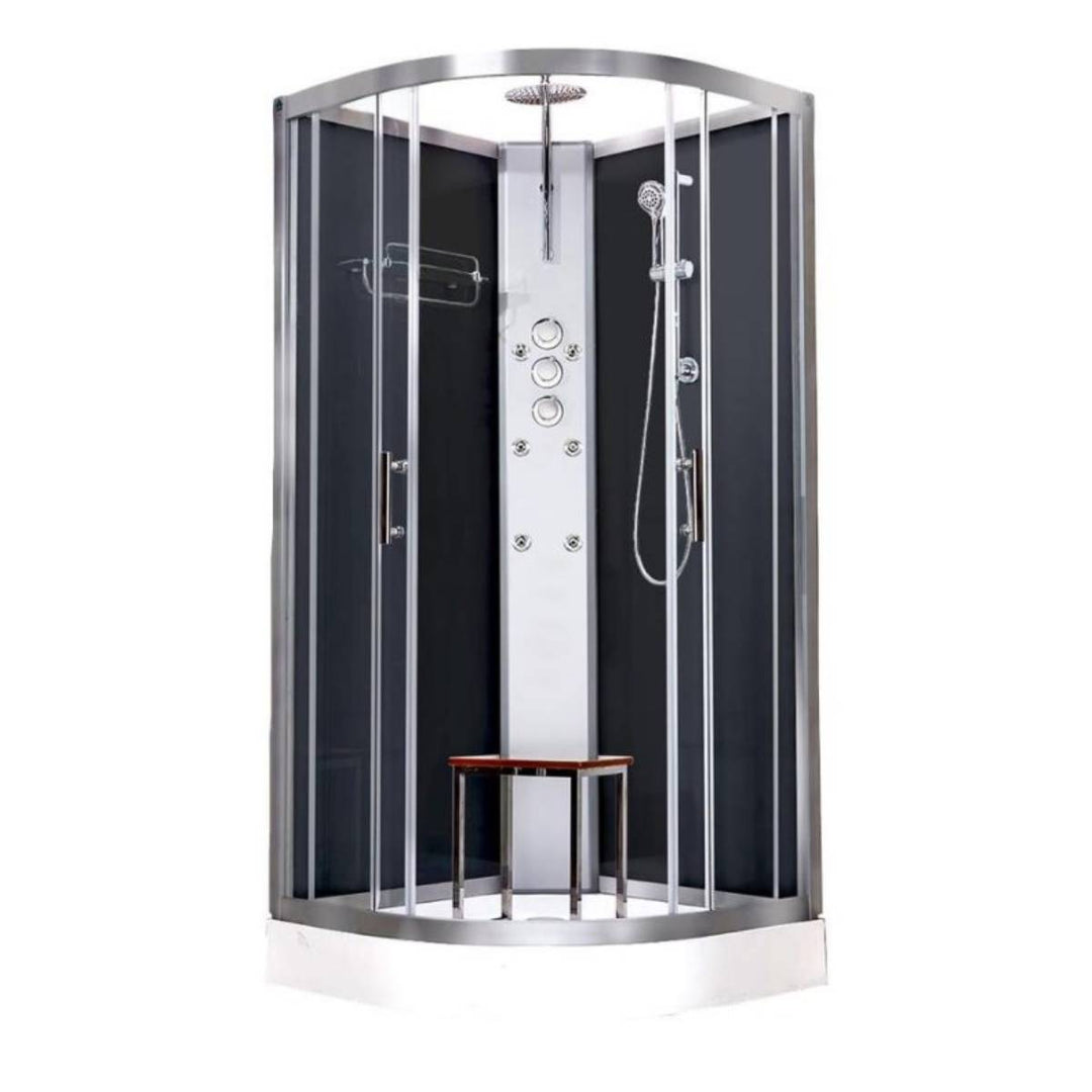 Vidalux Pure 800mm Shower Cabin - Black