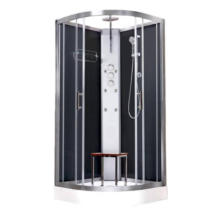 Vidalux Pure 1000mm Shower Cabin - Black