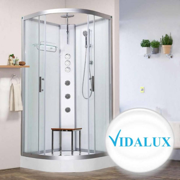 Vidalux Pure 800mm Shower Cabin - White