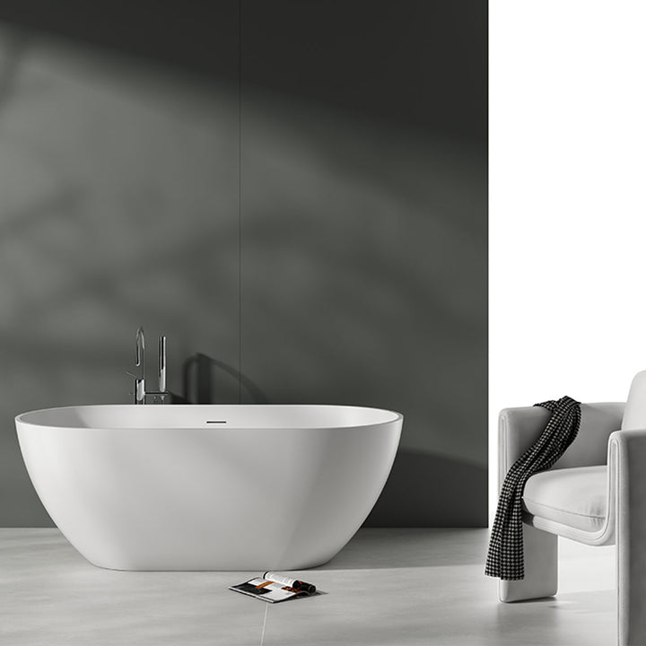 Viktor Benson Aria Stone 1750mm Modern Freestanding Bath