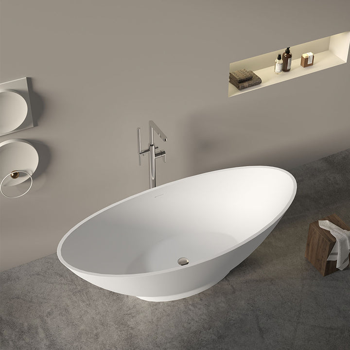 Viktor Benson Celeste Stone 1780mm Modern Freestanding Bath