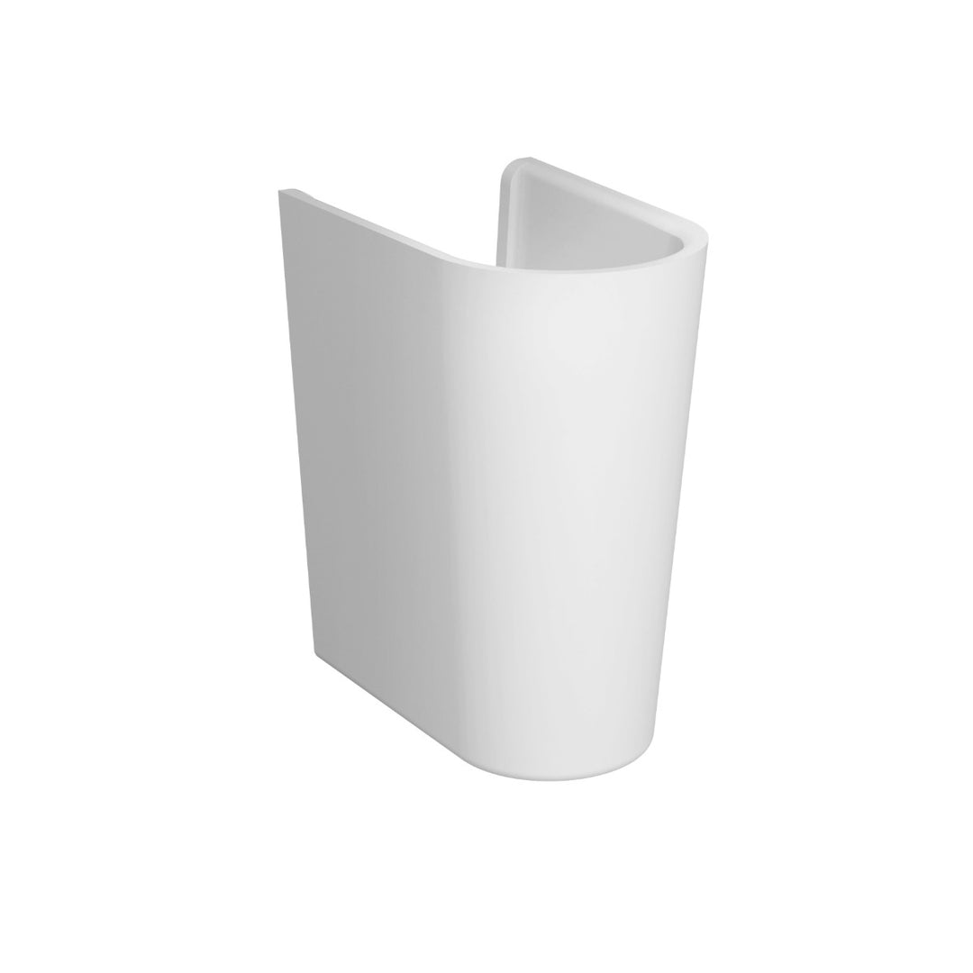 Vitra Integra 450mm Round 1 Tap Hole Basin and Semi Pedestal