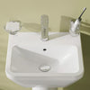 Vitra Integra 450mm Square 1 Tap Hole Basin and Semi Pedestal