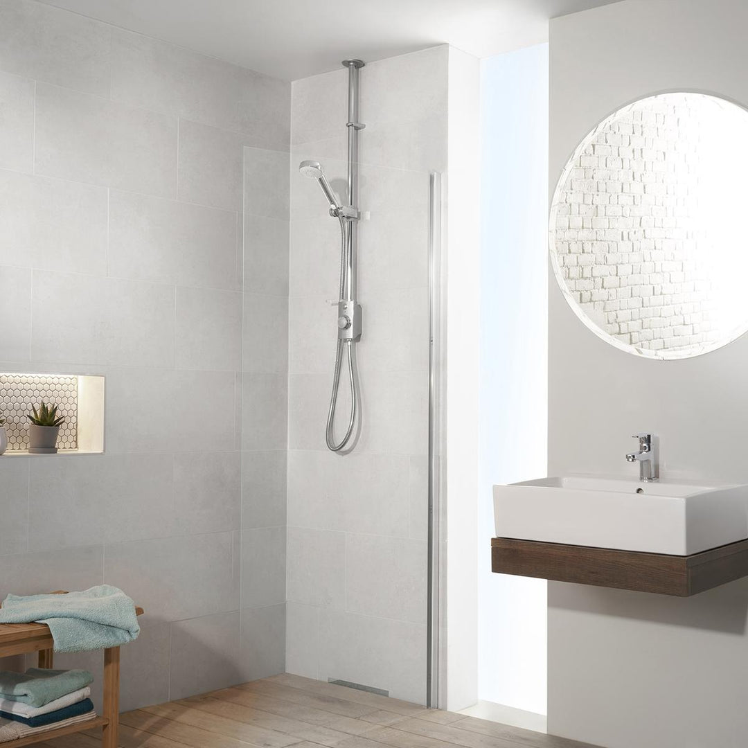 Aqualisa Visage Q Smart Shower Exposed With Adj Head - Hp/Combi