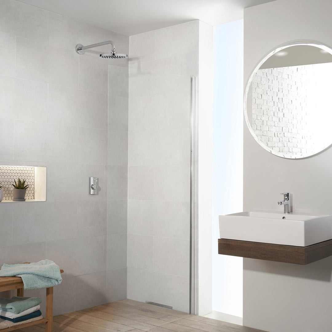 Aqualisa Visage Q Smart Shower Concealed With Fixed Head - Gravity Pumped