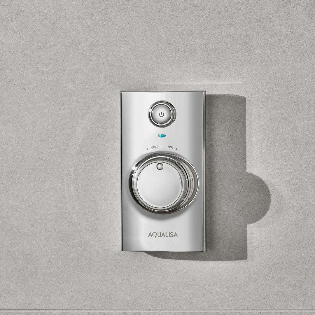 Aqualisa Visage Q Smart Shower Concealed With Fixed Head - Gravity Pumped