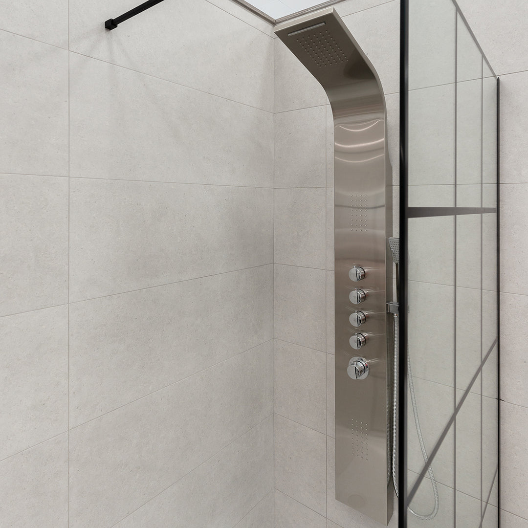 Ulisse Pearl Light 33.3 x 90cm Matt Rectified Tile - 1.2sqm perbox
