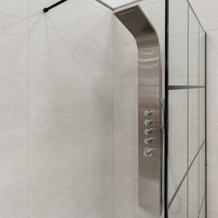 Ulisse Pearl Light 33.3 x 90cm Matt Rectified Tile - 1.2sqm perbox