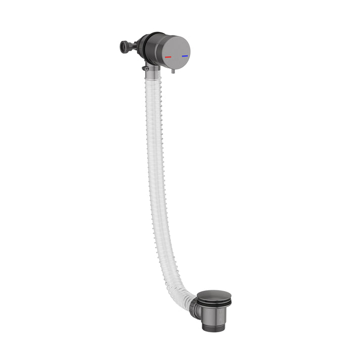Eliseo Ricci Bath Filler &amp; Overflow Bath Waste - Gunmetal