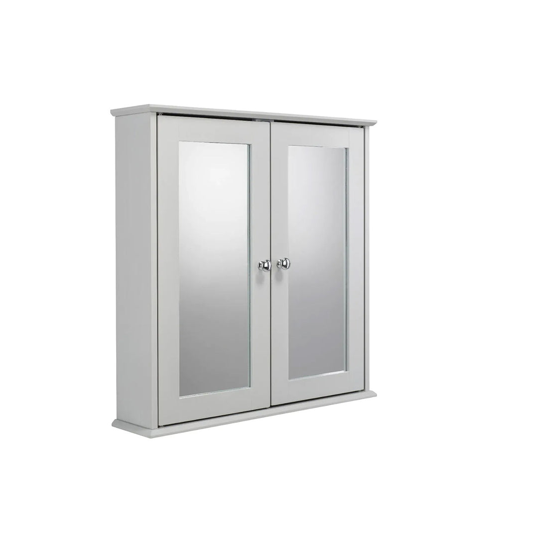 Croydex Ashby Cool Grey Wooden Double Cabinet