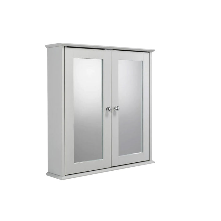 Croydex Ashby Cool Grey Wooden Double Cabinet