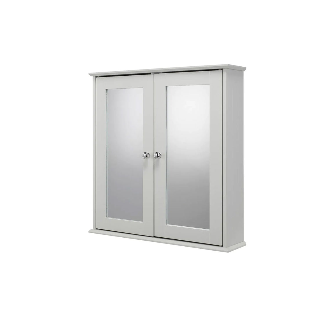 Croydex Ashby Cool Grey Wooden Double Cabinet