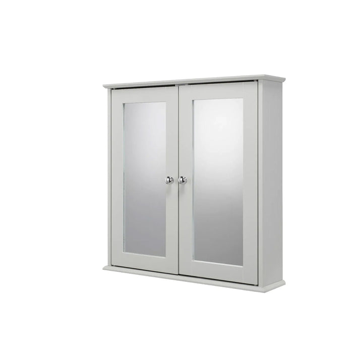 Croydex Ashby Cool Grey Wooden Double Cabinet