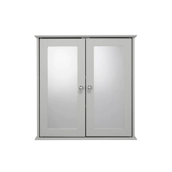 Croydex Ashby Cool Grey Wooden Double Cabinet