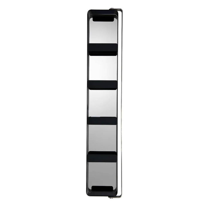 Croydex Arun Tall 1200mm Pivoting Mirror Cabinet - Matt Black