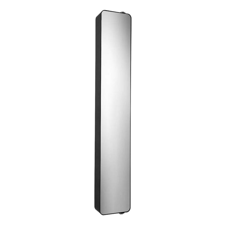 Croydex Arun Tall 1200mm Pivoting Mirror Cabinet - Matt Black