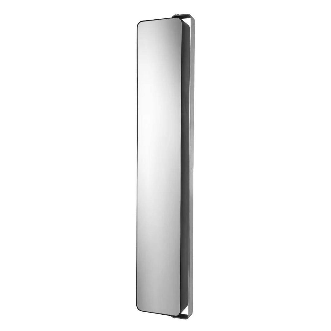Croydex Arun Tall 1200mm Pivoting Mirror Cabinet - Matt Black