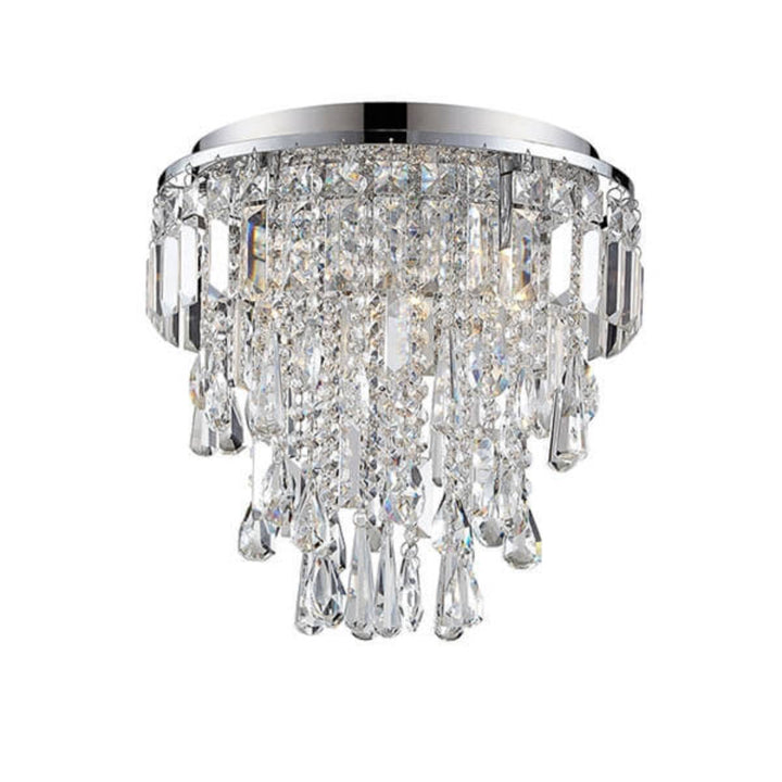 Forum Waterford WF-31450-CHR Bresna 3 Light Ceiling Chandelier- Chrome