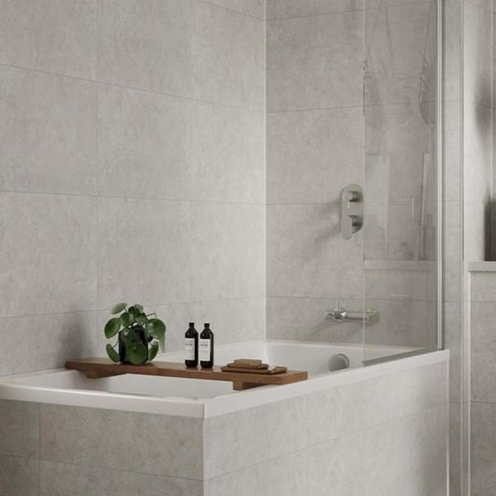 Multipanel Tile Collection White Mineral 598mm Tongue &amp; Groove Panel