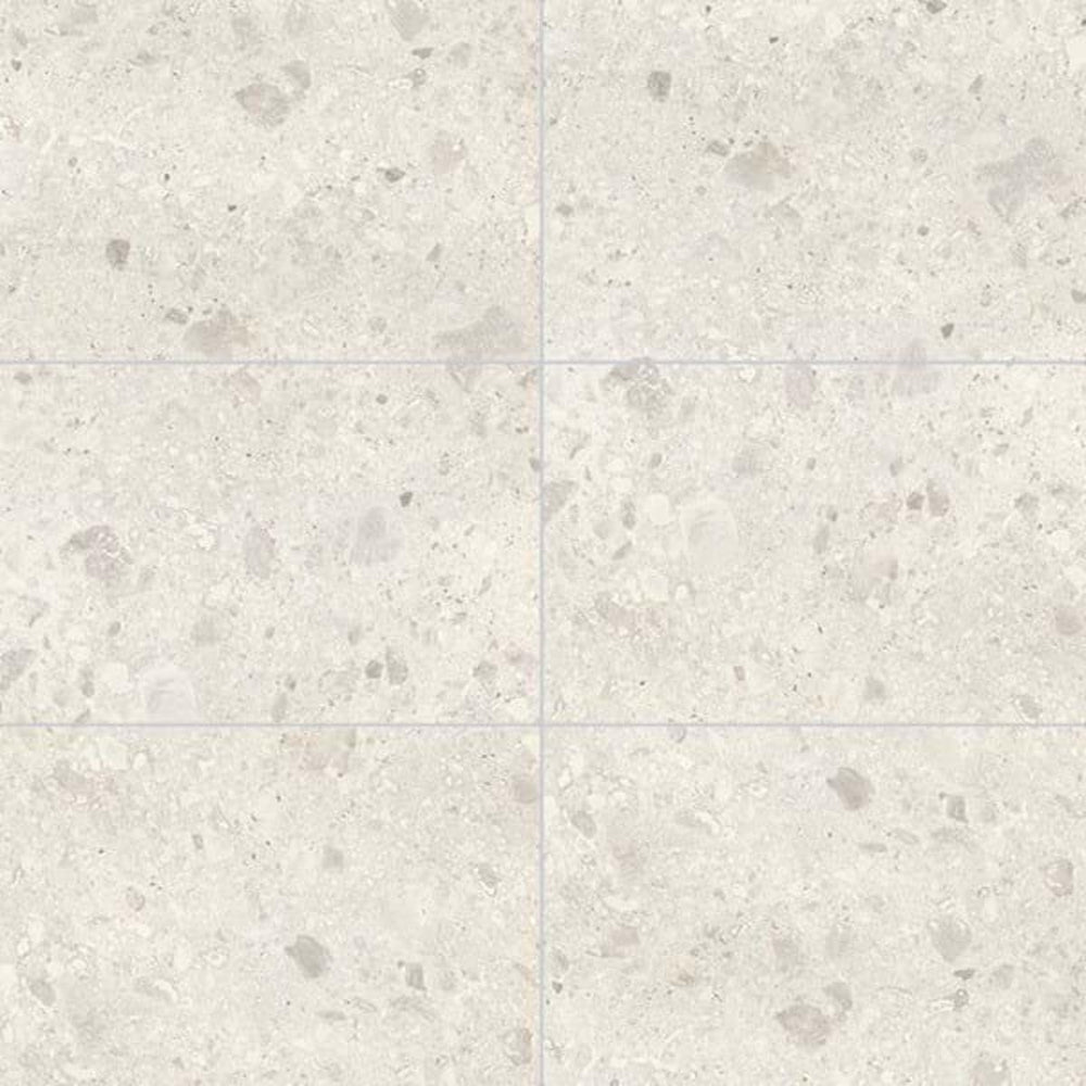 Multipanel Tile Collection White Terrazzo 598mm Tongue & Groove Panel
