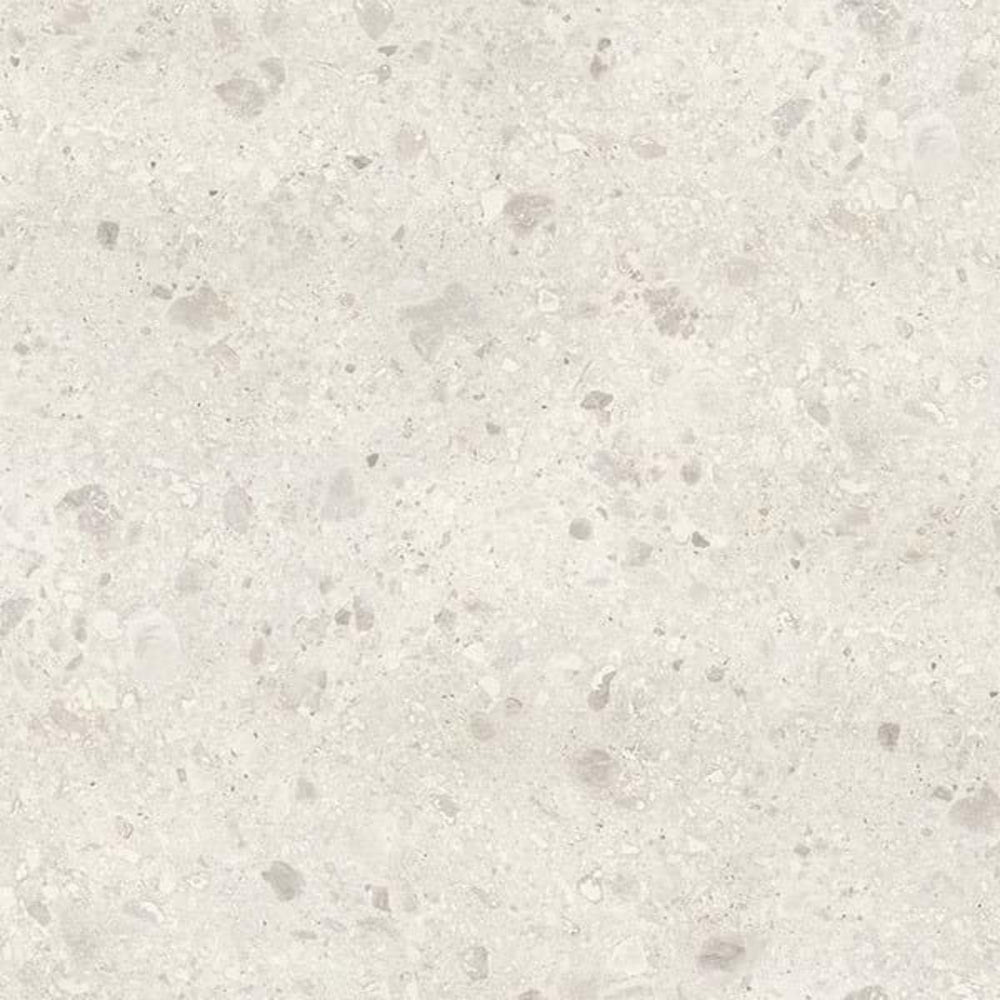Multipanel Pure Collection White Terrazzo 1200mm Unlipped Shower Panel